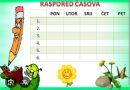 Raspored časova za školsku 2025/26.godinu